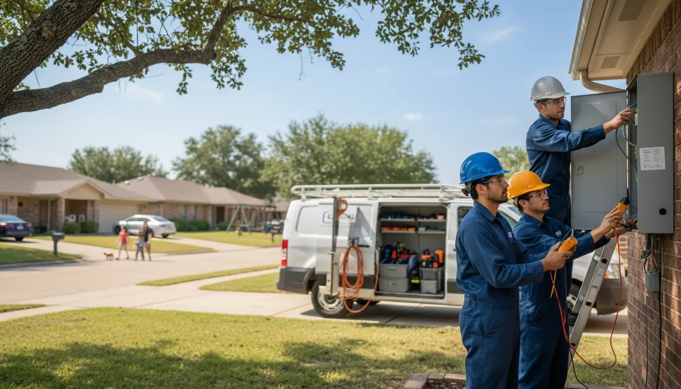 Certified electrician providing emergency electrical services in Oldfield, MO